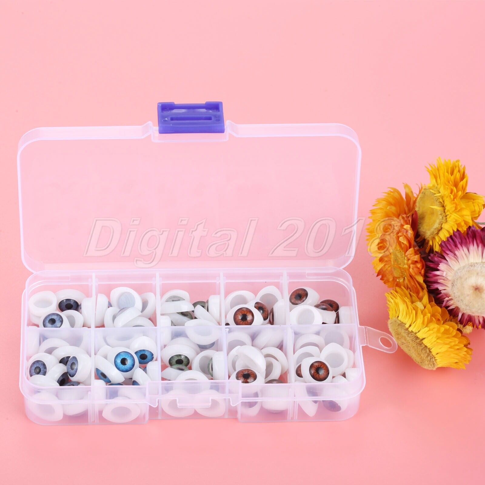 100Pcs 0.47"*0.63" Safety Doll Eyes Toys For Doll Making Eyes Doll Accessories Unbranded Does Not Apply - фотография #5