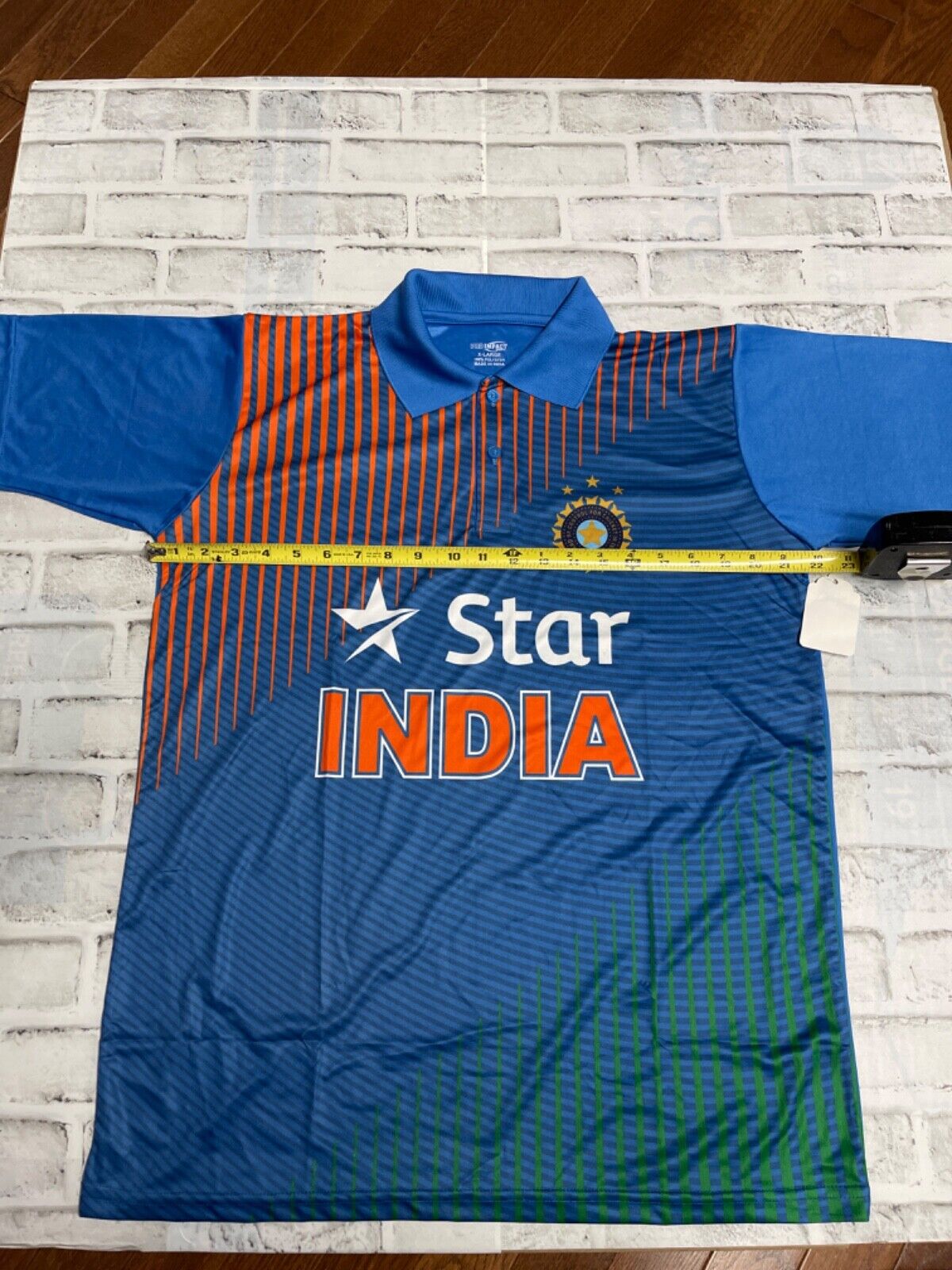 Star India Jersey Star Mens Size XL Blue REPRO Pro Impact Made in India NEW Pro IMPACT Sports N/A - фотография #4
