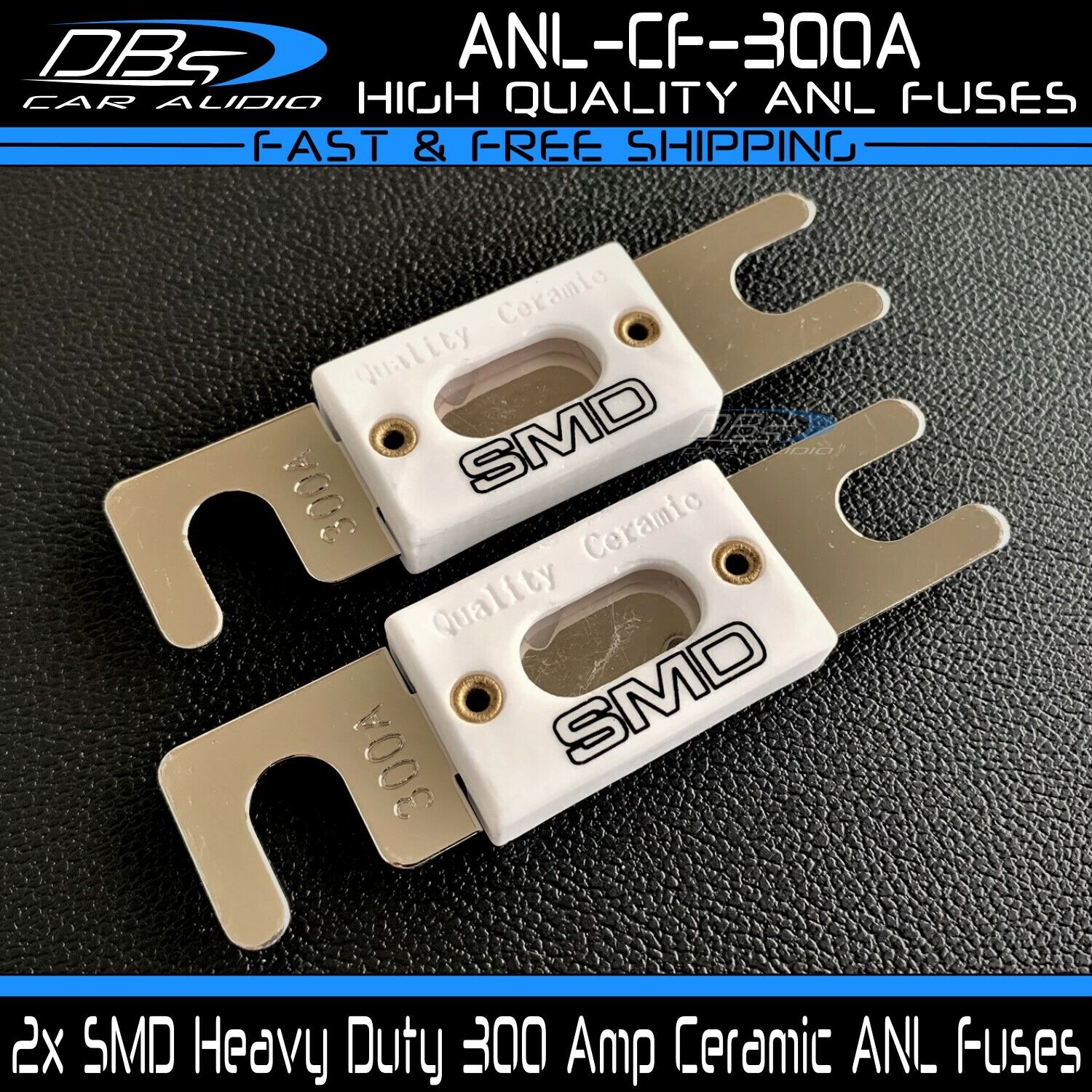 2x Steve Meade SMD 300 Amp Ceramic ANL Fuse 300A Heavy Duty High Quality Fuses SMD ANL CF-300A 300A