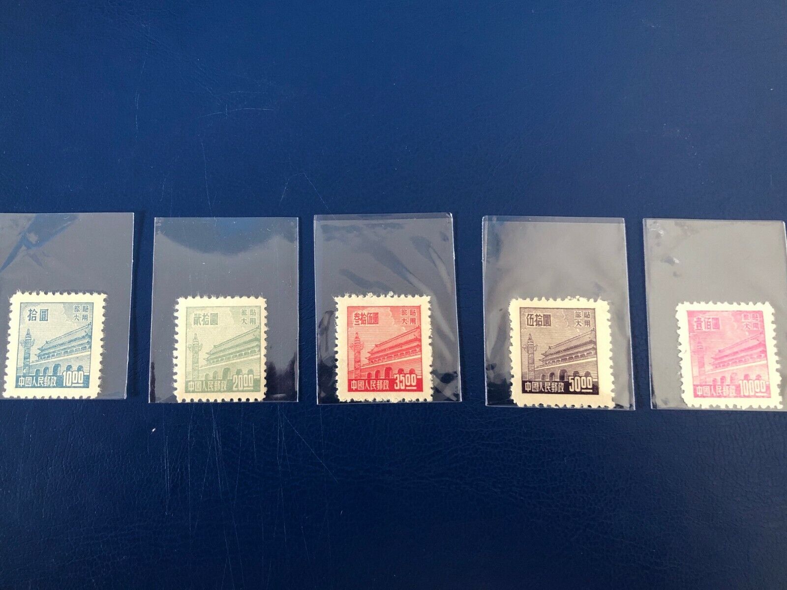 Very Rare PR China 1950 Tian An Men RLd 2L72-6 Luda, Port Arthur & Dairen Stamps Без бренда
