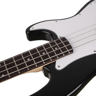 New GP Glarry Electric Bass Guitar Bass w/ 20W AMP Black Glarry Does Not Apply - фотография #8