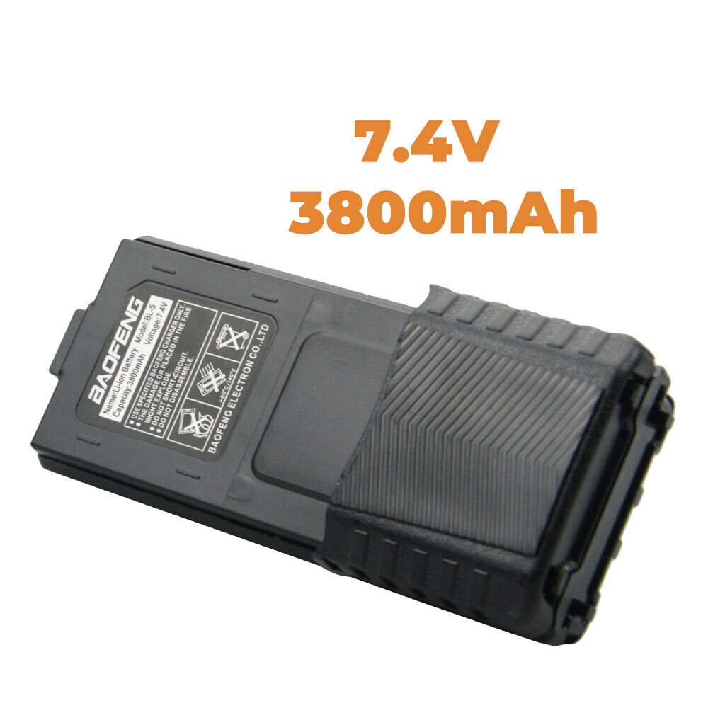 2PC Baofeng Pofung BL-5 3800mAh 7.4V Extended Li-ion Battery For UV-5R Radios Baofeng Does Not Apply - фотография #3