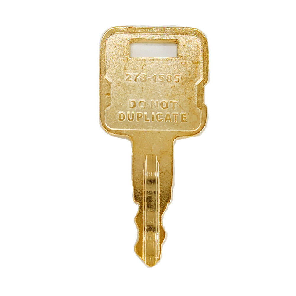 5pk Ignition Keys NEW golden CAT For Caterpillar Heavy Equipment #5P8500 Unbranded 5P8500 0964753 0966198 8V4404 9G2777 - фотография #2