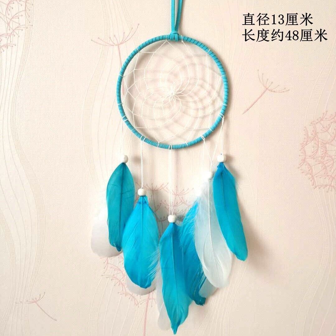 4pcs LED Light Dream Catcher Feathers Car Bedroom Home Hanging Decor Ornaments Unbound Does Not Apply - фотография #9