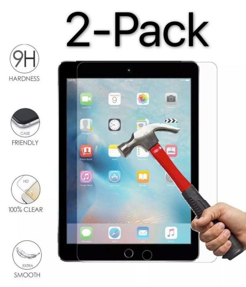 [2-Pack]Tempered GLASS Screen Protector for Apple iPad 9th Generation 2021 10.2 UCI Does Not Apply