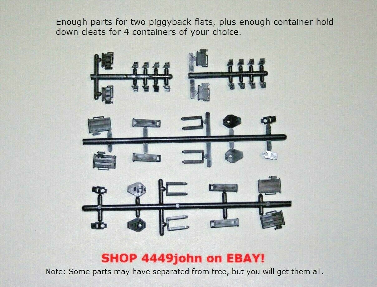 Athearn HO Scale Piggyback Flat Car Parts Sets - 2 Each  ATHEARN Does Not Apply - фотография #2