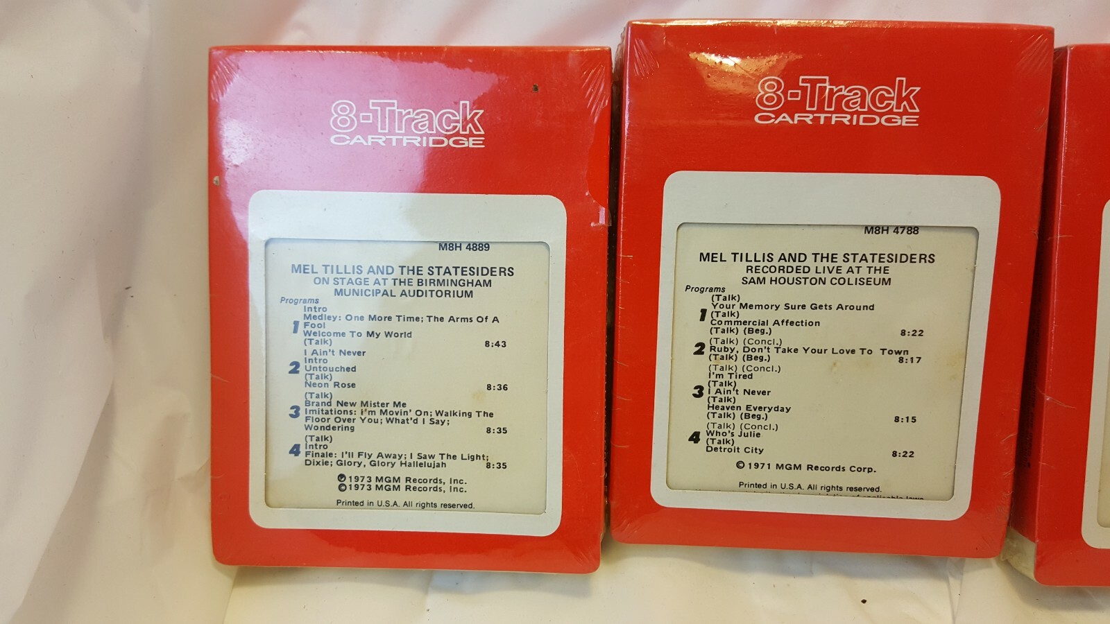 Mel Tillis Statesiders 5 NOS Sealed 8-track Tapes On Stage Live Southern Sam NEW Без бренда - фотография #6