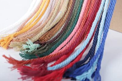 4mm 109yards Macrame Cord Grey Cotton Rope for Wall Hanging Plant Hangers Cra... NOANTA Does not apply - фотография #4