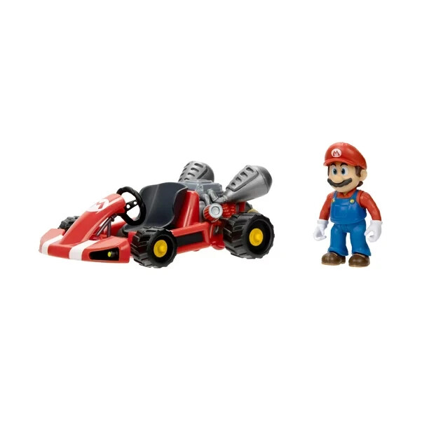 Collectible Super Mario Action Figure with Pull Back Racer Toys Gift Kids New Unbranded N / A - фотография #11