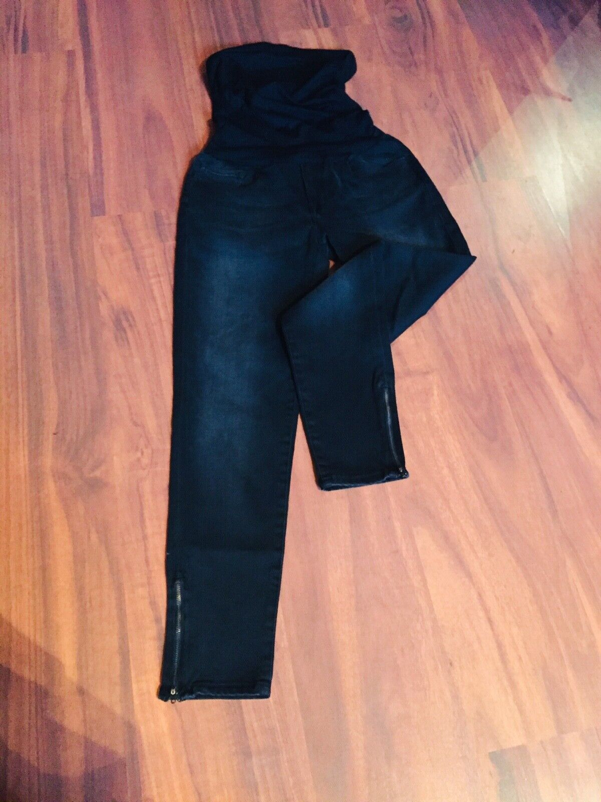 Stitch Fix Mavi Sz Medium Two Pair of Maternity Jeans Dk Grey Ankle Zippers $35 Mavi - фотография #7
