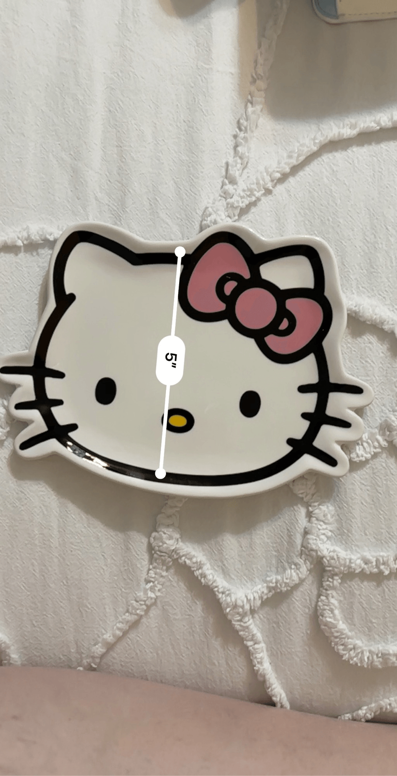 Hello Kitty Ceramic Trinket Tray Jewelry Ring Holder Dish Sanrio NEW w/ Tags! Hello Kitty - фотография #4