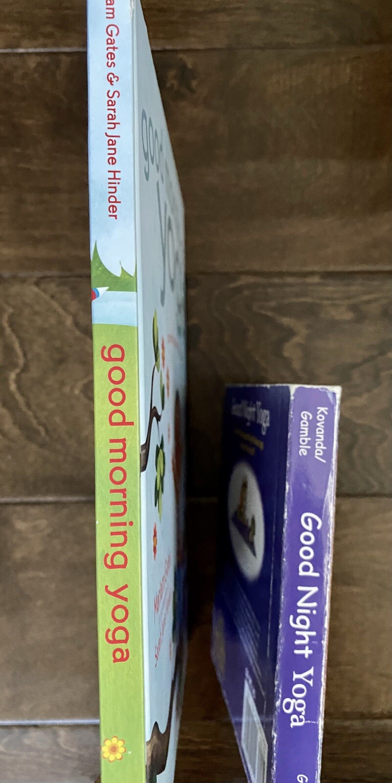Lot of 2 Yoga Books Good Morning Night Yoga Kid Children Board Baby Без бренда - фотография #3