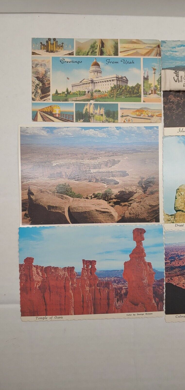 6 Vintage Post Cards From Utah - Assorted Landscape Photos- New Без бренда - фотография #3