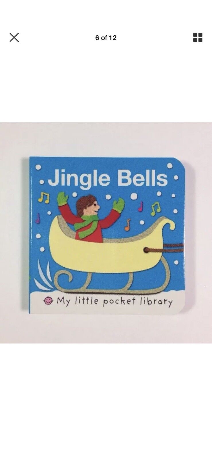 Christmas Childrens Board Books Box Set Pocket Library Lot 6  Prddy - фотография #8