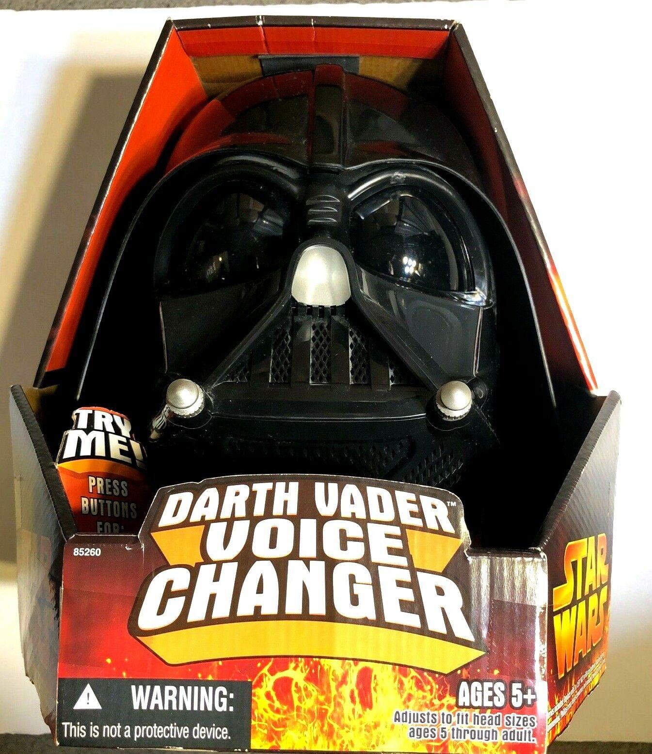2 Darth Vader Star Wars Revenge Of The Sith Voice Changer Helmets Costume prop Hasbro - фотография #3