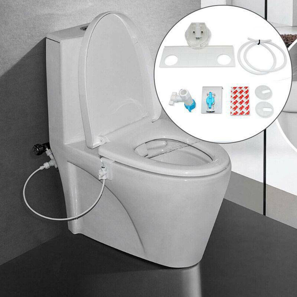 Bidet Toilet Seat Attachment Fresh Water Clean Spray Mechanical Non-Electric New LEPO Fresh Water Spray Toilet - фотография #3