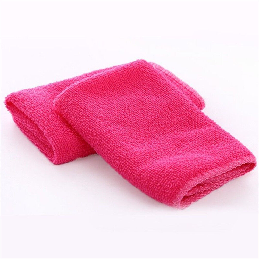 10pcs Soothing Microfiber Face Towel Cleaning Wash Cloth Hand Square Towel Unbranded Does Not Apply - фотография #8