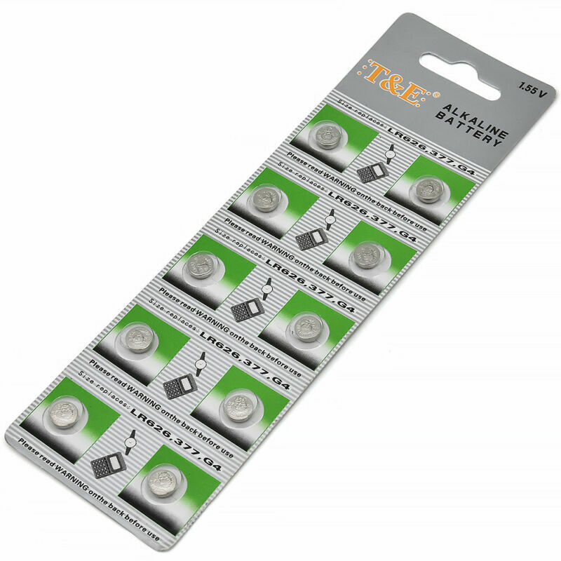 10 Pack SR626SW 377 LR626 AG4 1.5V Button Coin Cell Watch Battery Wholesale Sets Unbranded Does Not Apply - фотография #2