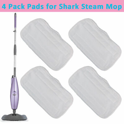 4PCS Replacement Microfiber Pads For Shark Steam Mop S3251 S3101 XT3010 SE200 iBrookAuction Does Not Apply