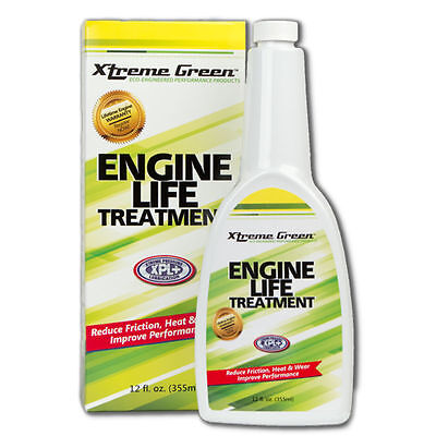 Xtreme Green ENGINE LIFE TREATMENT Turns Motor Oil into Super Motor Oil 12 fl oz Xtreme Green