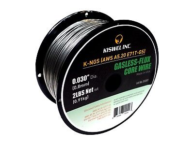 Made in USA (2 Rolls) E71T-GS .030 in. Dia 2lb. Gasless-Flux Core Wire Welding Kiswel KNGS0302 - фотография #6
