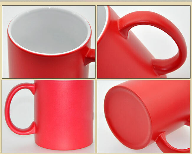 36pcs Blue Glossy 11OZ Blank Sublimation Color Changing Mug Magic Cup Mug QOMOLANGMA 0163000215101 - фотография #6