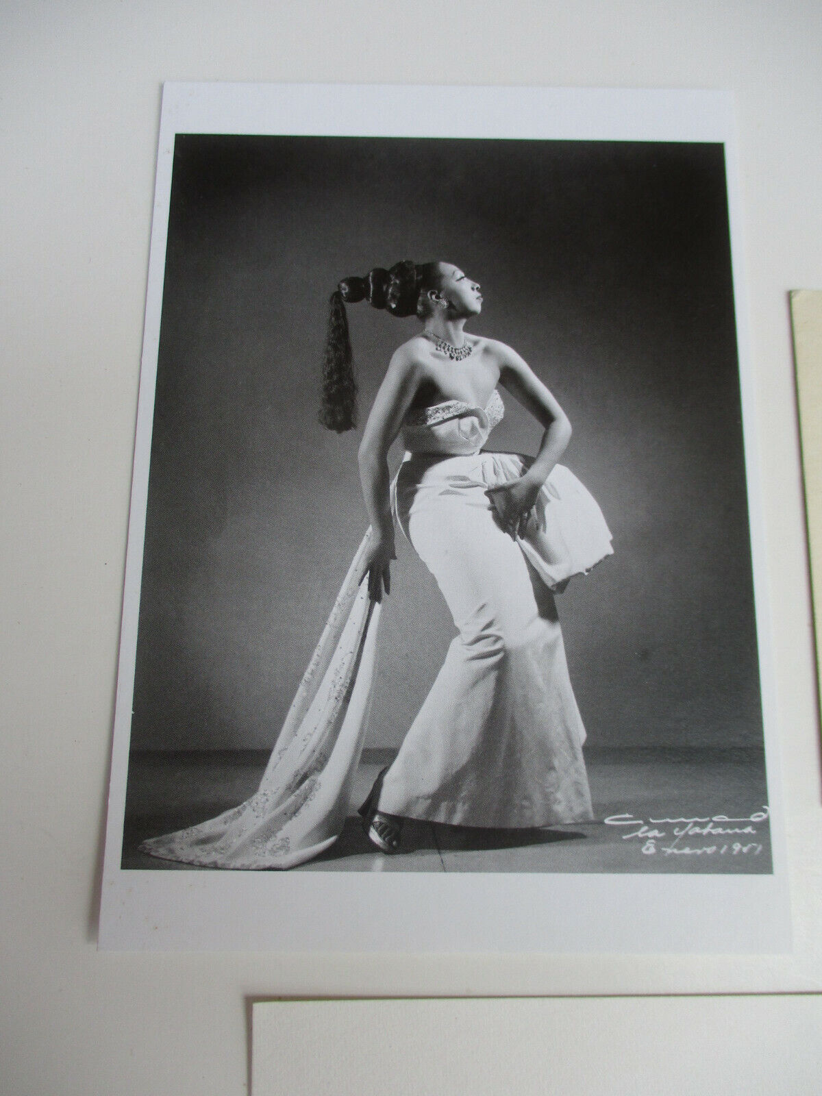 Josephine Baker Signed Lot REAL AUTOGRAPH Black Americana Performer Cabaret Jazz Без бренда - фотография #6
