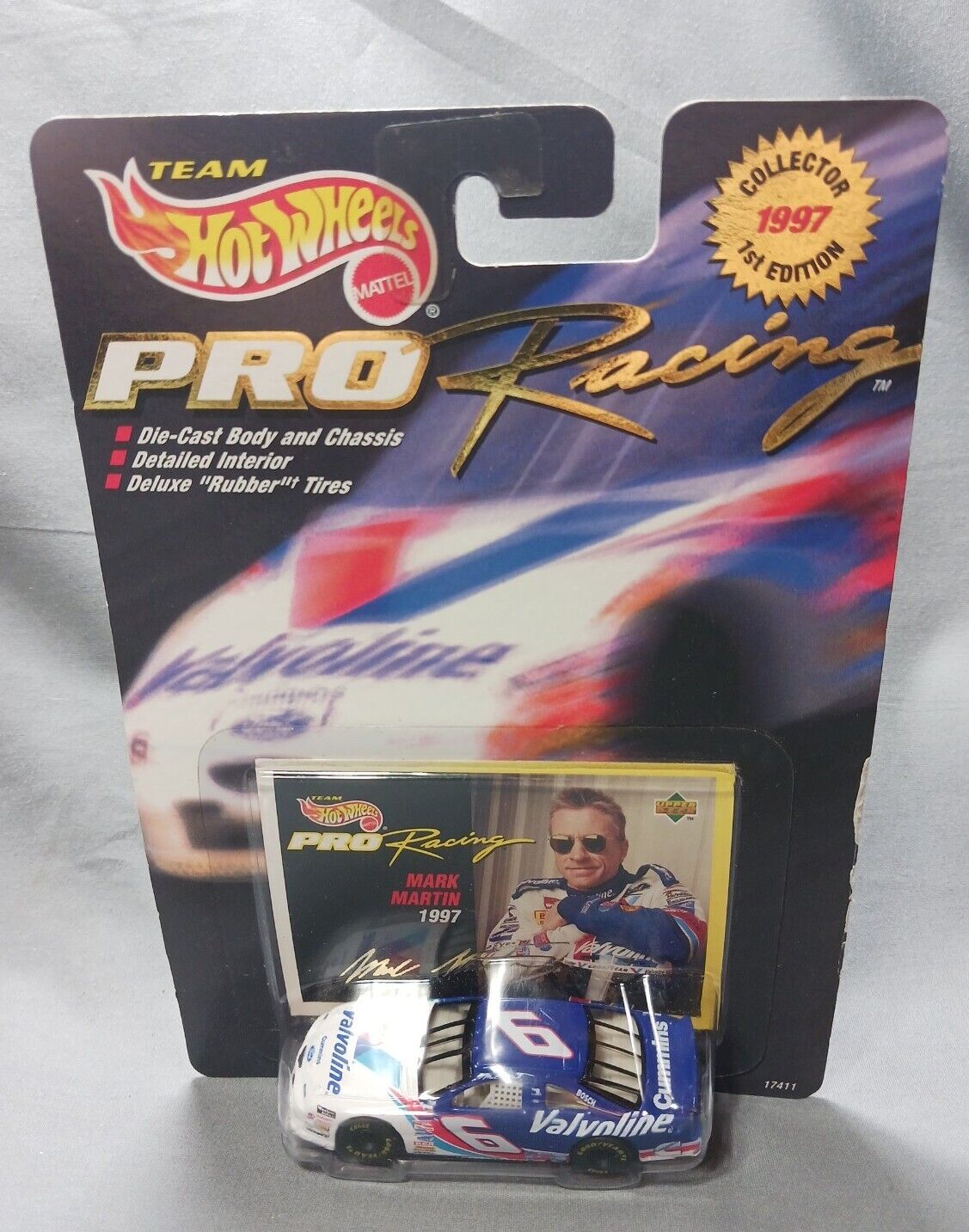 1997 Hot Wheels First Edition Pro Racing NASCAR Mark Martin #6 Hot Wheels 17411