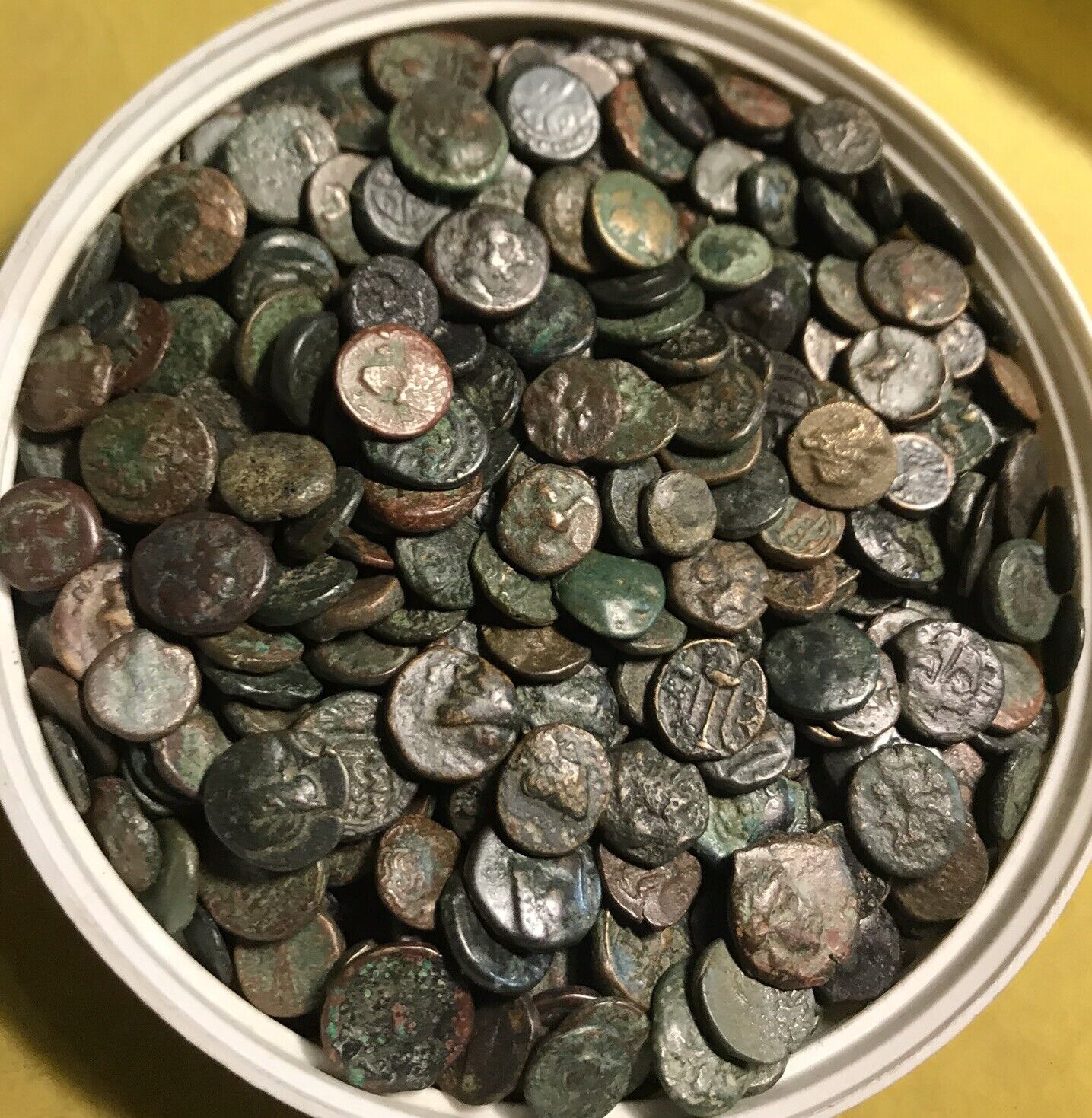 Lot of 3 Rare Genuine Ancient Greek bronze coins Mesembria Apollonia Maroneia  Без бренда - фотография #3