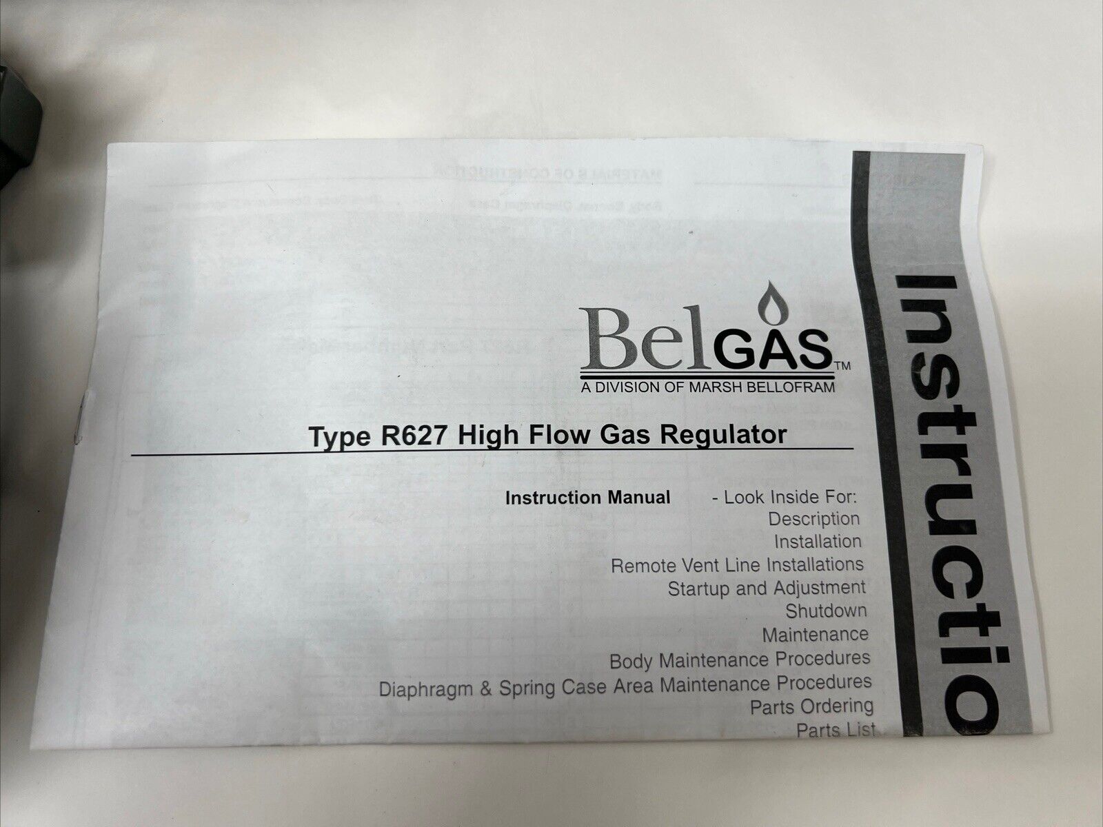 BelGas R627 3/4" NPT High Pressure High Flow Pressure Regulator R62706095D00011 BELGAS R627 - фотография #9