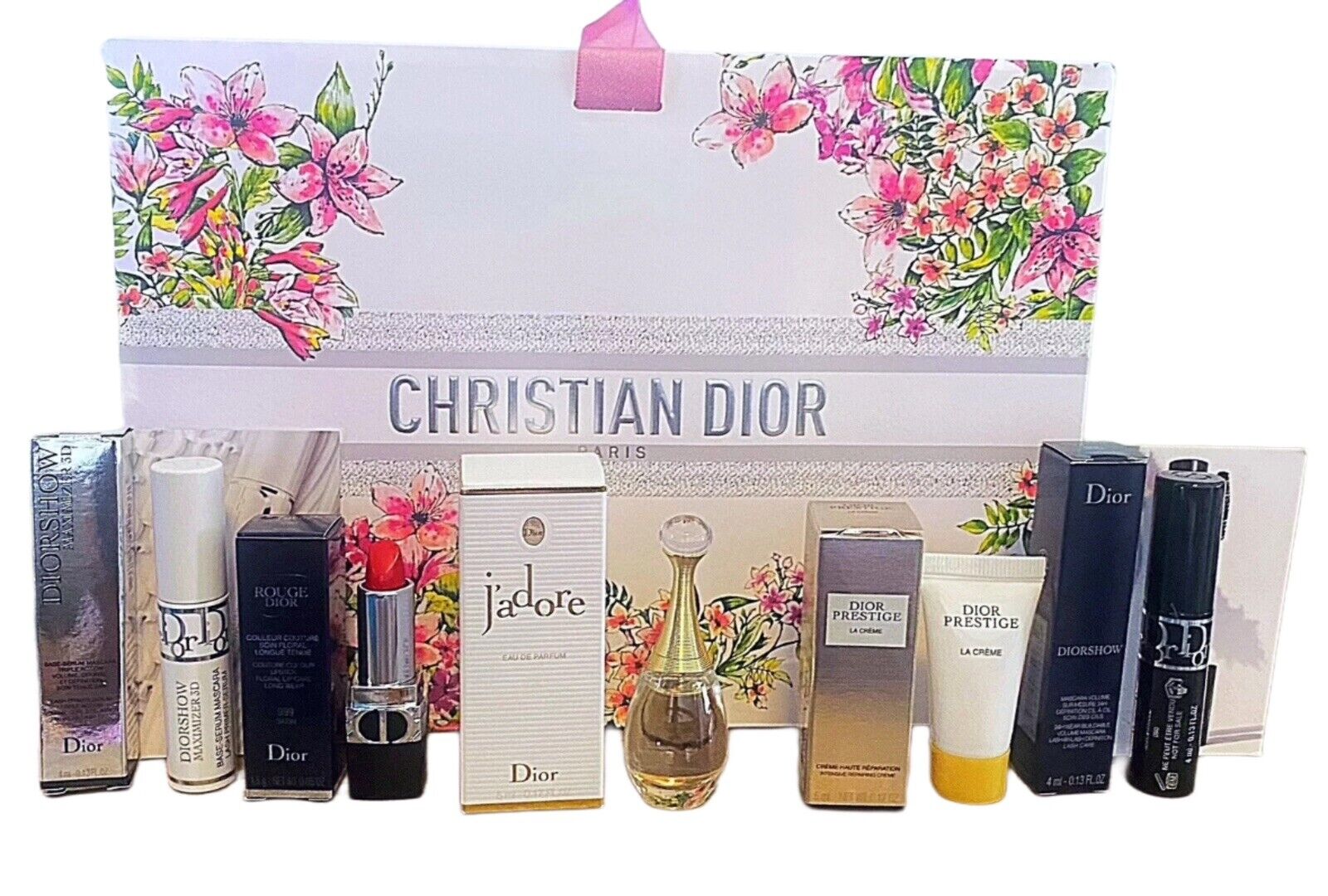 DIOR Beauty Travel Sized Box Lot of Dior Products Mascara Lipstick & Gift Bag Dior - фотография #4