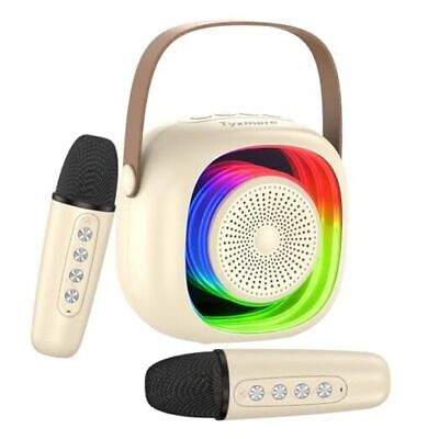 Mini Karaoke Machine for Kids and Adults, Portable Bluetooth Karaoke off-white Does not apply Does Not Apply