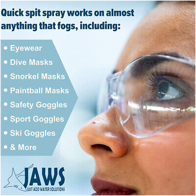 JAWS Quick Spit 1 oz. Anti-Fog Spray Formula 3-Pack Jaws JAWSQS-3PK - фотография #3