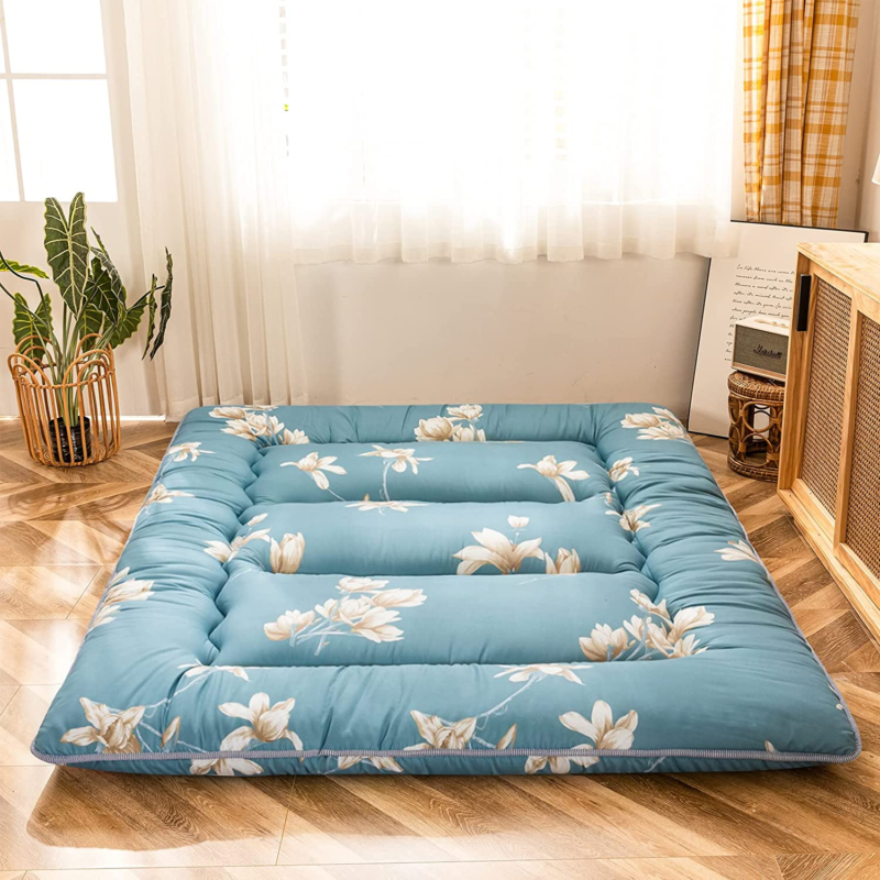 Floral Printed Rustic Style Japanese Floor, Futon Mattress for Adults Foldable R Does not apply - фотография #4