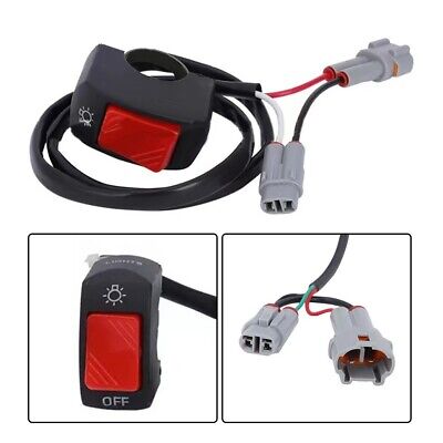 Sleek Red Light Headlight Switch for SUR RON For Surron Lightbee X Segway X260 Unbranded