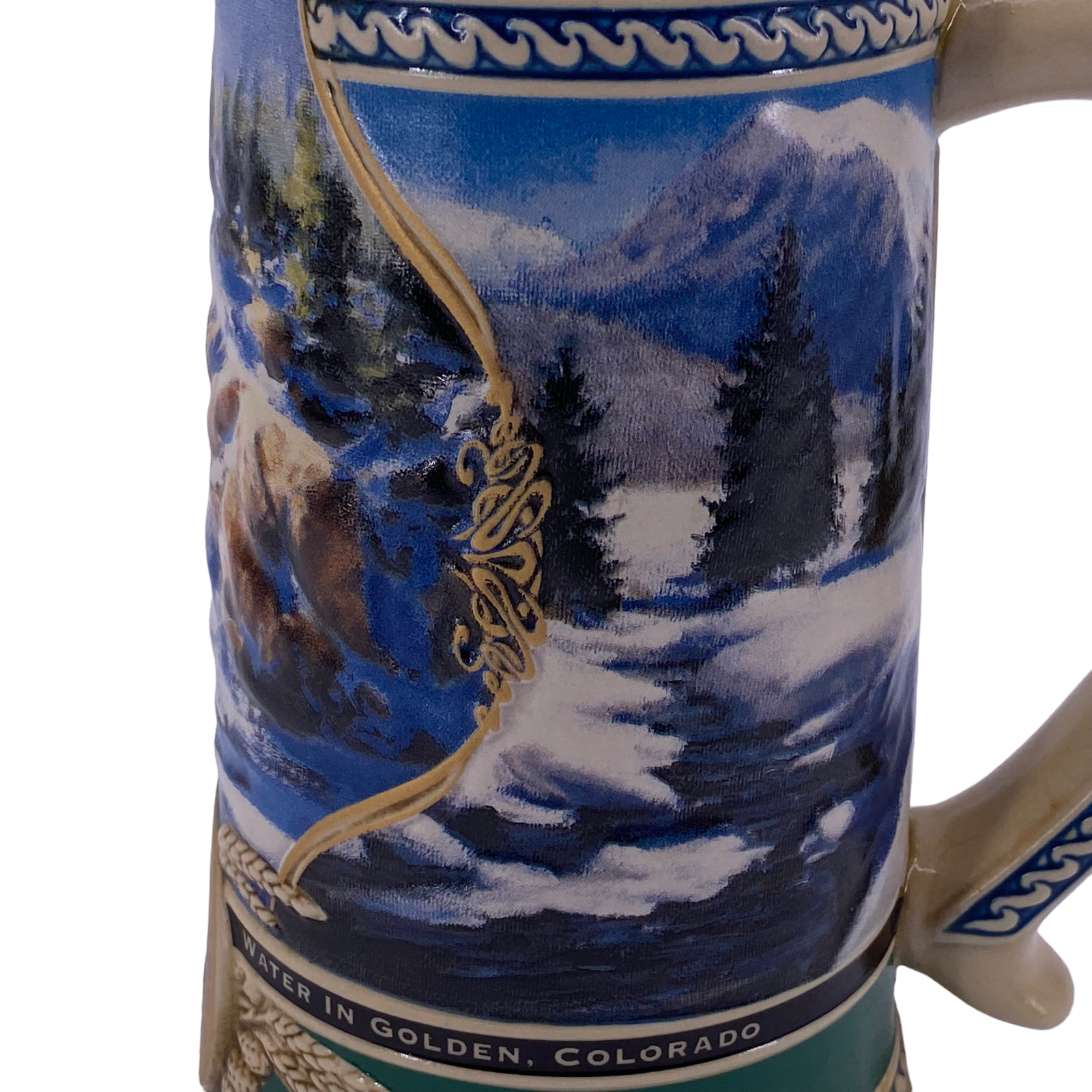 Collectable Ceramic Coors Mug 1995 Edition Waterfall Heritage Series #41327 VTG Adolph Coors Company - фотография #10