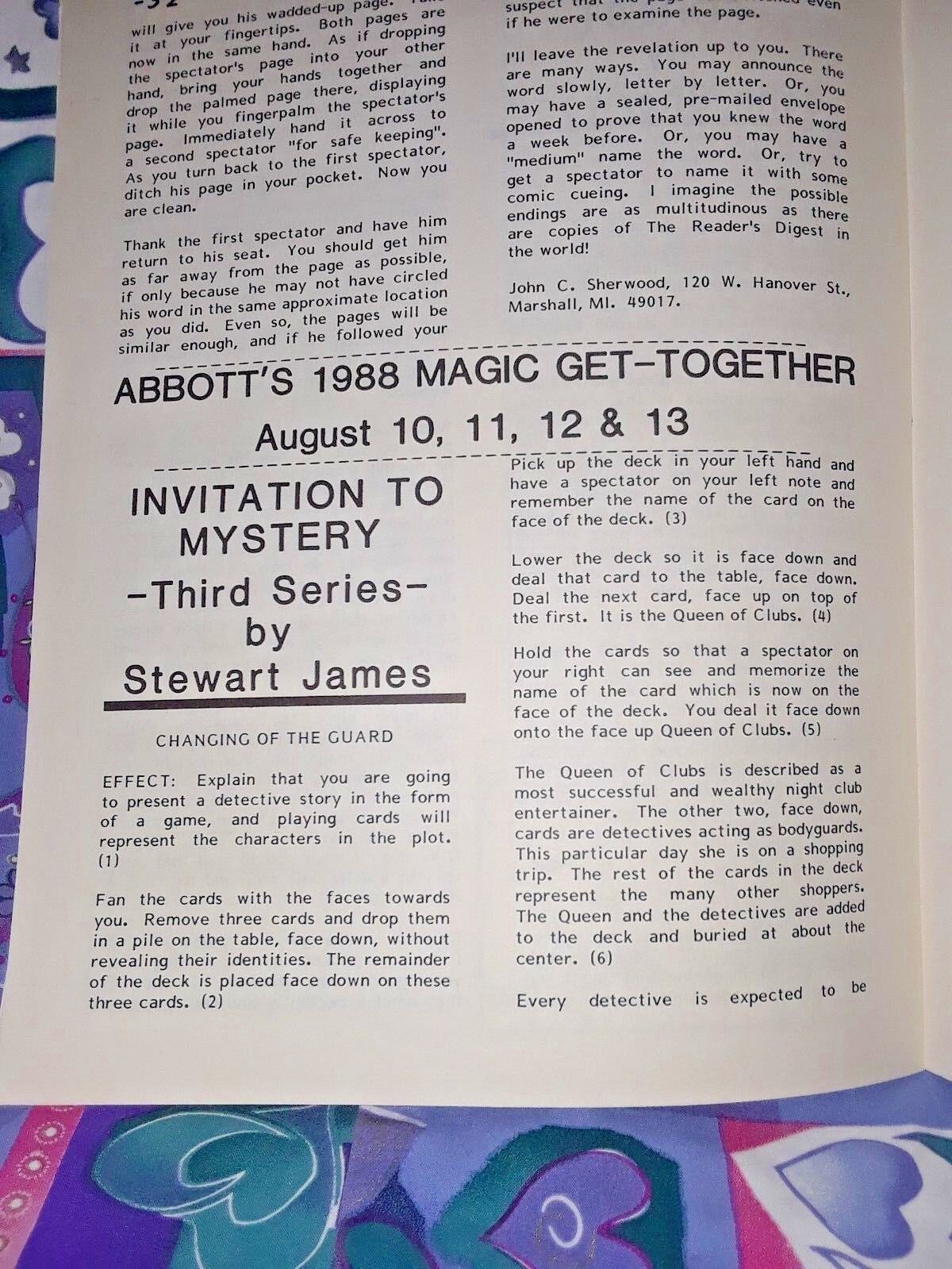 4 VINTAGE MAGIC THE NEW TOPS MAGAZINE PUBLISHED BY abbott's 1986-87-88-92 Без бренда - фотография #12