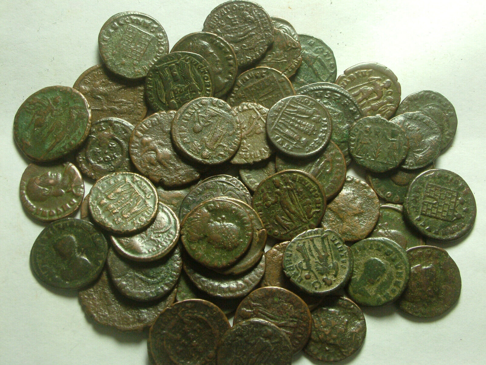 Lot genuine Ancient Roman coins Constantine/Valens/Constantius/Licinius/Constans Без бренда - фотография #2