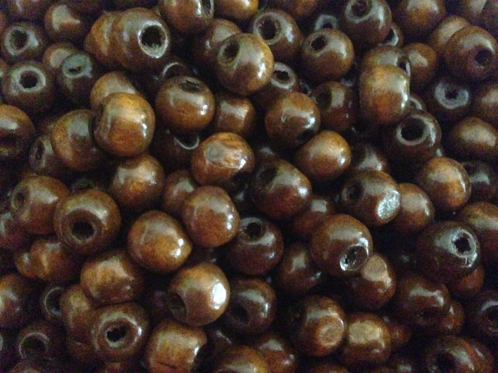 110 WOOD BEADS BROWN 8MM Unbranded Does Not Apply