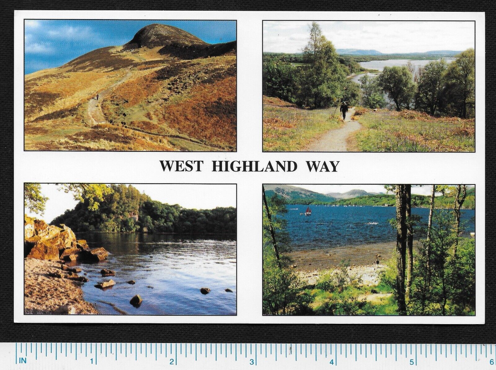 WEST HIGHLAND WAY - SCOTLAND Souvenir Emb. Patch & Postcard Not Addressed *MINT* Без бренда - фотография #5