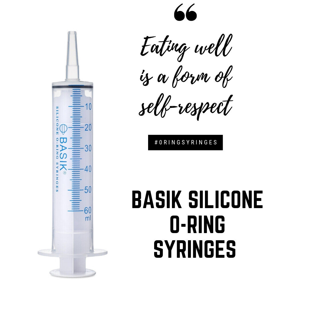 60cc | 60ml  Enteral Feeding Reusable Syringe Silicone O-ring Catheter Tip 5/pak Medcare Products - фотография #6