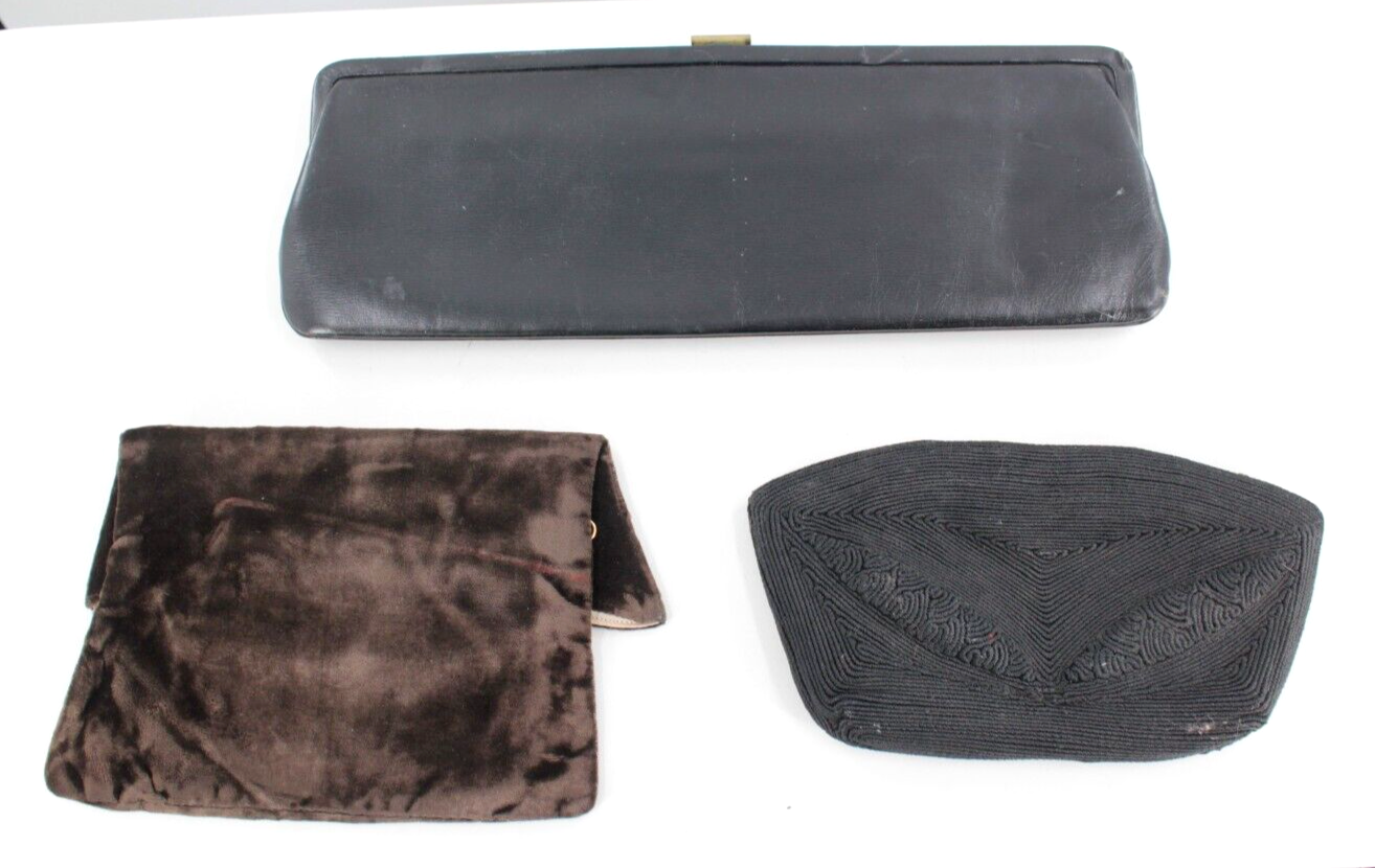 Vtg Women's Purse Lot Of 18 Hand Bags 30s To 50s Era 1930s 1950s Purses Unbranded - фотография #5