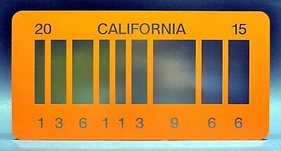 California License Plate Style - Back to the Future - Metal License Plates   Unbranded - фотография #5