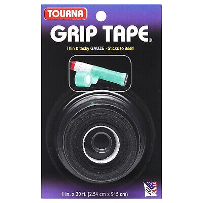 Tourna Grip Tape 1 inch x 30 feet - Black (2-Pack) Unique Sports GT-BK - фотография #2