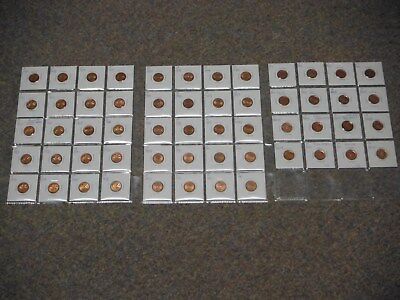 1957 to 2012 One Cent Collection ***** 56 coins ***** Brilliant & UNC Без бренда