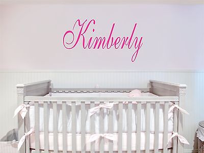 Custom Name Removable Art Vinyl Wall Decal Sticker Decor Baby Room Nursery Oracal Does Not Apply