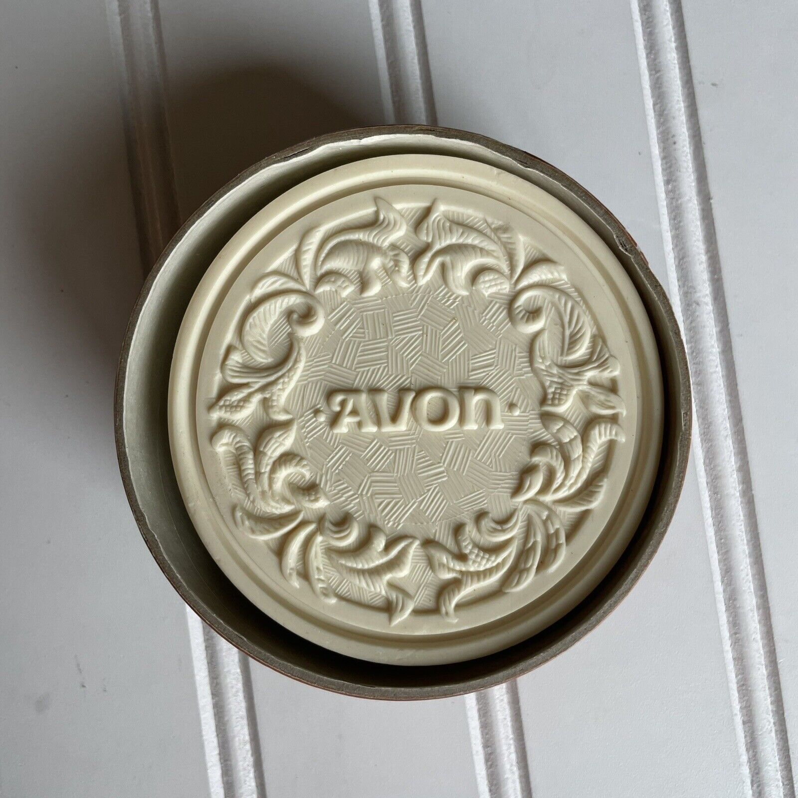 Vintage Avon Wild Country Gift Soap Trinket Tin Box Fragrance Man Cave Decor Без бренда - фотография #15