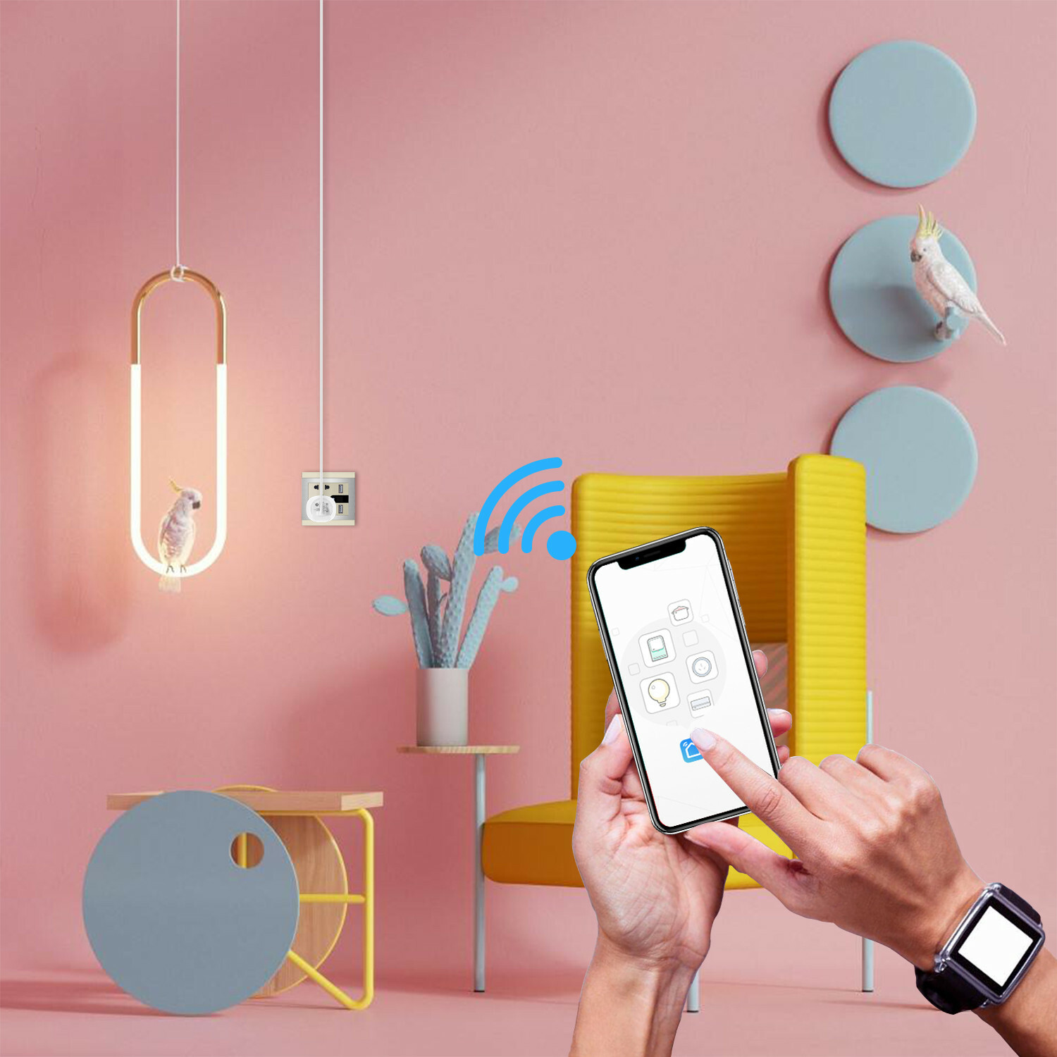 2Pack Wifi Smart Plug Remote Control Outlet Socket  Work w Alexa Echo Google  Kootion Does Not Apply - фотография #7