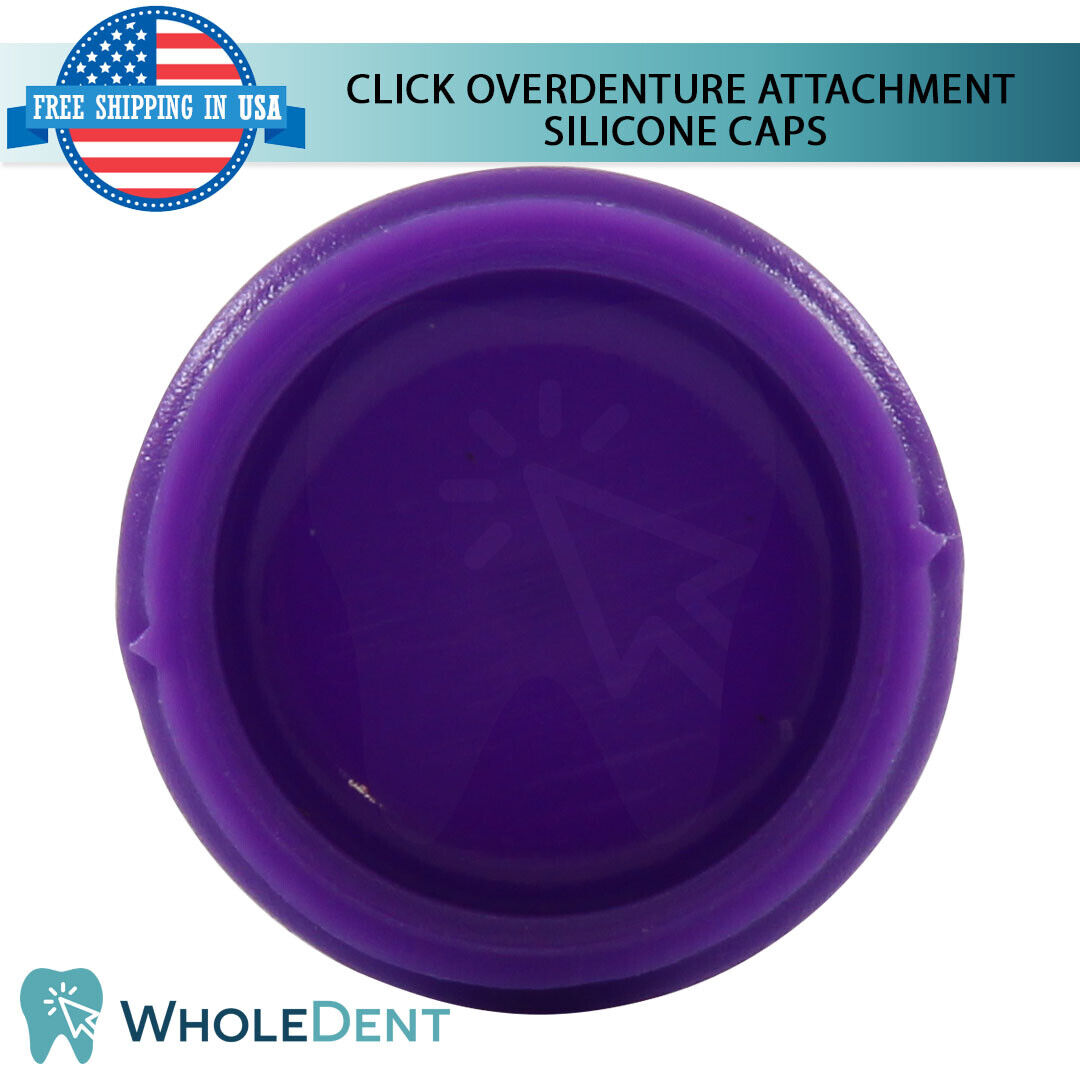 10x Strong Silicone Cap Click Overdenture Attachment Abut ment Dental Im plant Rhein83 Does Not Apply - фотография #3