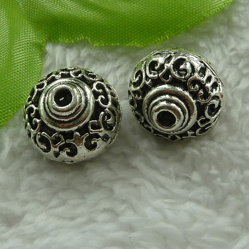 Free ship 72 pcs tibet silver hollow out spacer beads 17x17mm B2724 LCWR Does not apply - фотография #3